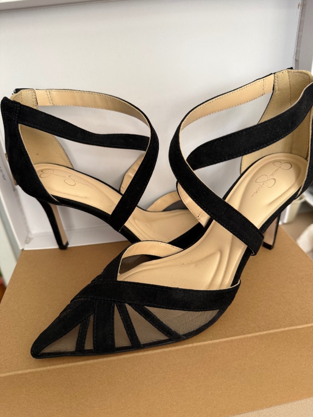 Jessica Simpson Black Dress Shoes Size 9 - Very good condition